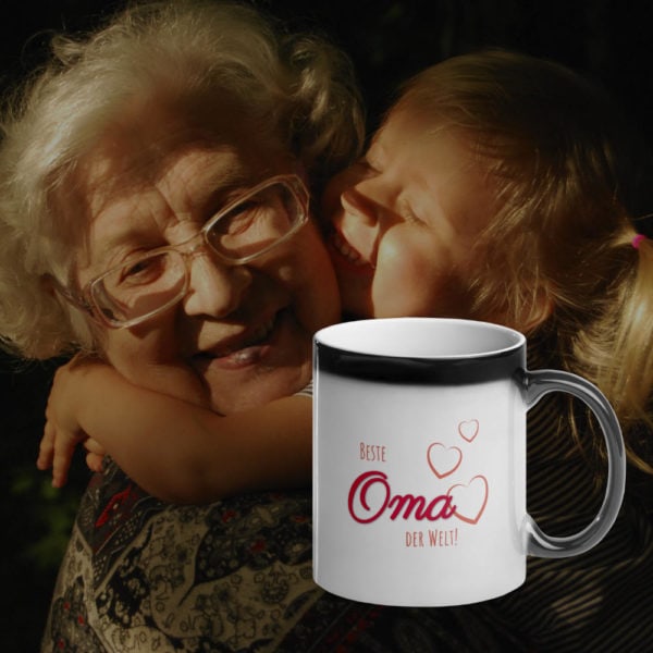 MagischeTasse | Zaubertasse für Großeltern: Beste Oma der Welt! - Die Geschenkidee!